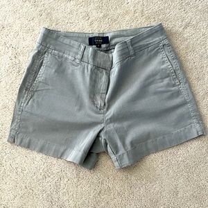 Jcrew chino gray shorts